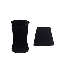 RIVANELLE krátky dres a sukňa - SCALLESSA - čierna